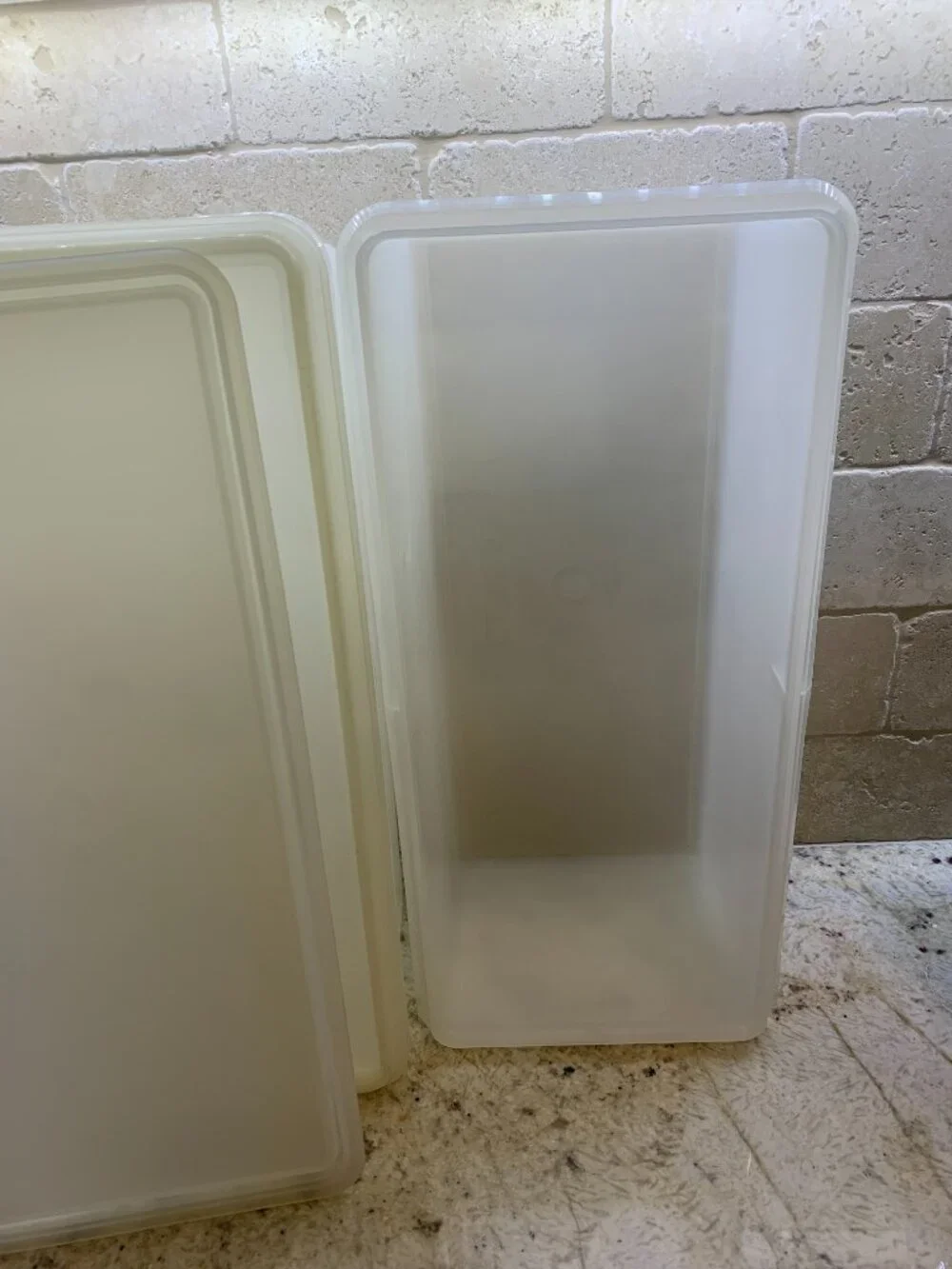 Vintage Tupperware Jumbo Break Keepers - Set of 2